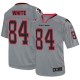 Men Nike Atlanta Falcons &84 Roddy White Elite Lights Out Grey NFL Jersey
