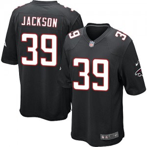Falcons d'Atlanta de jeunesse Nike # 39 Steven Jackson Élite noir alternent NFL Maillot Magasin Falcons d'Atlanta de jeunesse Nike # 39 Steven Jackson Élite noir alternent NFL Maillot Magasin