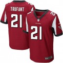 Men Nike Atlanta Falcons &21 Desmond Trufant Elite Red Team Color NFL Jersey