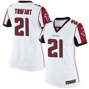 Femmes Nike Atlanta Falcons # 21 Desmond Trufant Élite blanc NFL Maillot Magasin