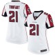 Women Nike Atlanta Falcons &21 Desmond Trufant Elite White NFL Jersey