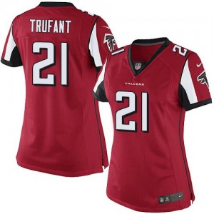 Femmes Nike Atlanta Falcons # 21 Desmond Trufant Élite rouge couleur NFL maillot de Team