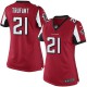 Women Nike Atlanta Falcons &21 Desmond Trufant Elite Red Team Color NFL Jersey