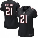 Women Nike Atlanta Falcons &21 Desmond Trufant Elite Black Alternate NFL Jersey