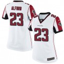 Women Nike Atlanta Falcons &23 Robert Alford Elite White NFL Jersey