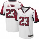 Men Nike Atlanta Falcons &23 Robert Alford Elite White NFL Jersey