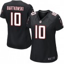 Women Nike Atlanta Falcons &10 Steve Bartkowski Elite Black Alternate NFL Jersey