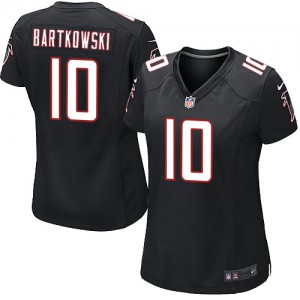 Femmes Nike Atlanta Falcons # 10 Steve Bartkowski Élite noir alternent NFL Maillot Magasin