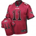 Men Nike Atlanta Falcons &11 Julio Jones Elite Red Drift Fashion NFL Jersey
