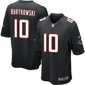 Falcons d'Atlanta de jeunesse Nike # 10 Steve Bartkowski Élite noir alternent NFL Maillot Magasin