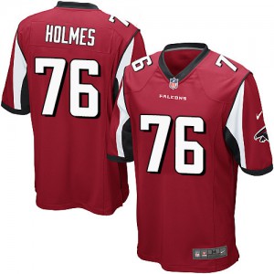 Falcons d'Atlanta de jeunesse Nike # 76 Lamar Holmes élite rouge équipe NFL Maillot Magasin de couleur