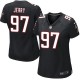 Women Nike Atlanta Falcons &97 Peria Jerry Elite Black Alternate NFL Jersey