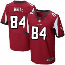 Men Nike Atlanta Falcons &84 Roddy White Elite Red Team Color NFL Jersey