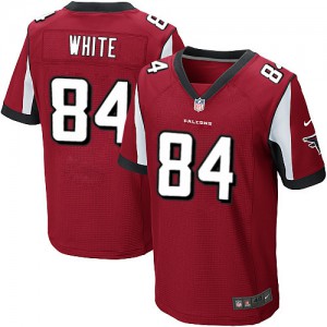 Hommes Nike Atlanta Falcons # 84 Roddy blanc élite rouge équipe NFL Maillot Magasin de couleur