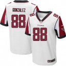 Men Nike Atlanta Falcons &88 Tony Gonzalez Elite White NFL Jersey