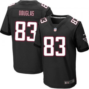 Hommes Nike Atlanta Falcons # 83 Harry Douglas Élite noir alternent NFL Maillot Magasin