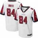 Men Nike Atlanta Falcons &84 Roddy White Elite White NFL Jersey