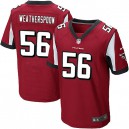 Men Nike Atlanta Falcons &56 Sean Weatherspoon Elite Red Team Color NFL Jersey