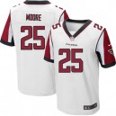Men Nike Atlanta Falcons &25 William Moore Elite White NFL Jersey