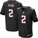 Men Nike Atlanta Falcons &2 Matt Ryan Elite Black Alternate NFL Jersey