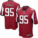 Youth Nike Atlanta Falcons &95 Jonathan Babineaux Elite Red Team Color NFL Jersey