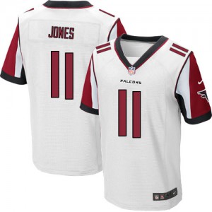 Hommes Nike Atlanta Falcons # 11 Julio Jones Élite blanc NFL Maillot Magasin