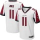 Men Nike Atlanta Falcons &11 Julio Jones Elite White NFL Jersey