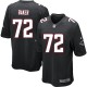 Youth Nike Atlanta Falcons &72 Sam Baker Elite Black Alternate NFL Jersey