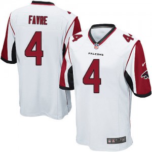 Falcons d'Atlanta de jeunesse Nike # 4 Brett Favre Élite blanc NFL Maillot Magasin
