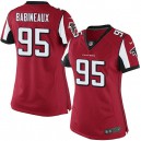 Women Nike Atlanta Falcons &95 Jonathan Babineaux Elite Red Team Color NFL Jersey