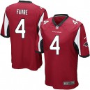 Youth Nike Atlanta Falcons &4 Brett Favre Elite Red Team Color NFL Jersey