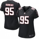 Women Nike Atlanta Falcons &95 Jonathan Babineaux Elite Black Alternate NFL Jersey