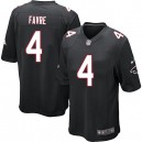 Youth Nike Atlanta Falcons &4 Brett Favre Elite Black Alternate NFL Jersey
