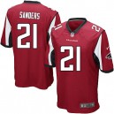 Youth Nike Atlanta Falcons &21 Deion Sanders Elite Red Team Color NFL Jersey