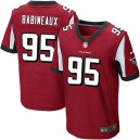 Men Nike Atlanta Falcons &95 Jonathan Babineaux Elite Red Team Color NFL Jersey