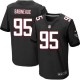 Men Nike Atlanta Falcons &95 Jonathan Babineaux Elite Black Alternate NFL Jersey