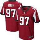 Men Nike Atlanta Falcons &97 Peria Jerry Elite Red Team Color NFL Jersey