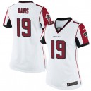 Women Nike Atlanta Falcons &19 Drew Davis Elite White NFL Jersey