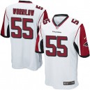 Youth Nike Atlanta Falcons &55 Paul Worrilow Elite White NFL Jersey