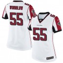 Women Nike Atlanta Falcons &55 Paul Worrilow Elite White NFL Jersey