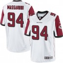 Youth Nike Atlanta Falcons &94 Jonathan Massaquoi Elite White NFL Jersey