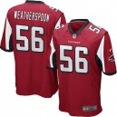 Youth Nike Atlanta Falcons &56 Sean Weatherspoon Elite Red Team Color NFL Jersey