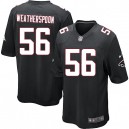 Youth Nike Atlanta Falcons &56 Sean Weatherspoon Elite Black Alternate NFL Jersey