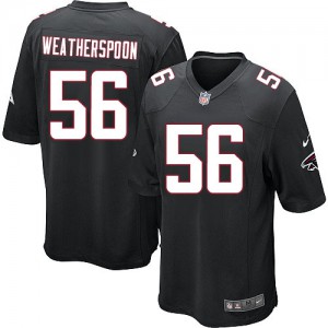 Falcons d'Atlanta de jeunesse Nike # 56 Sean Weatherspoon Élite noir alternent NFL Maillot Magasin Falcons d'Atlanta de jeunesse Nike # 56 Sean Weatherspoon Élite noir alternent NFL Maillot Magasin