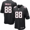 Youth Nike Atlanta Falcons &88 Tony Gonzalez Elite Black Alternate NFL Jersey