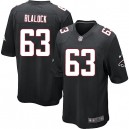 Youth Nike Atlanta Falcons &63 Justin Blalock Elite Black Alternate NFL Jersey