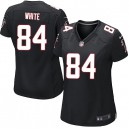 Women Nike Atlanta Falcons &84 Roddy White Elite Black Alternate NFL Jersey