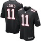 Youth Nike Atlanta Falcons &11 Julio Jones Elite Black Alternate NFL Jersey