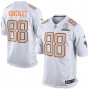 Men Nike Atlanta Falcons &88 Tony Gonzalez Elite White 2014 Pro Bowl NFL Jersey