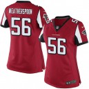 Women Nike Atlanta Falcons &56 Sean Weatherspoon Elite Red Team Color NFL Jersey